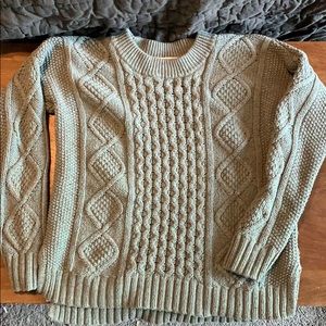 Madewell cable knit sweater